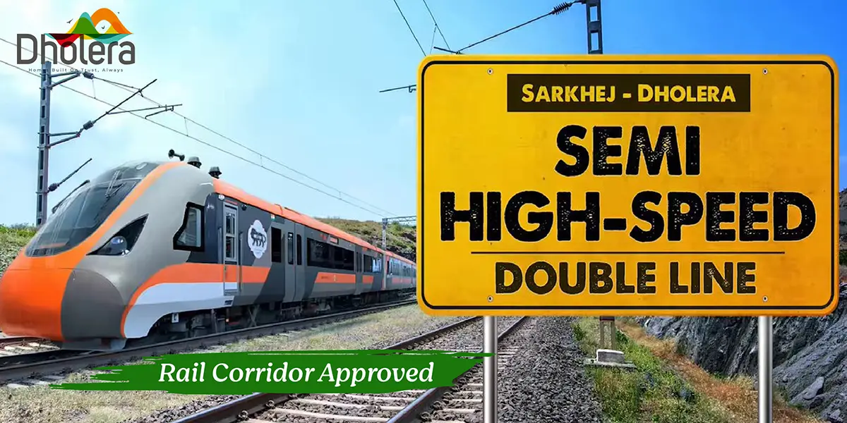 Sarkhej–Dholera semi high-speed rail corridor approved